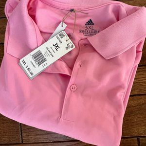 Adidas Performance Golf Polo Men's Size 3XL Pink
